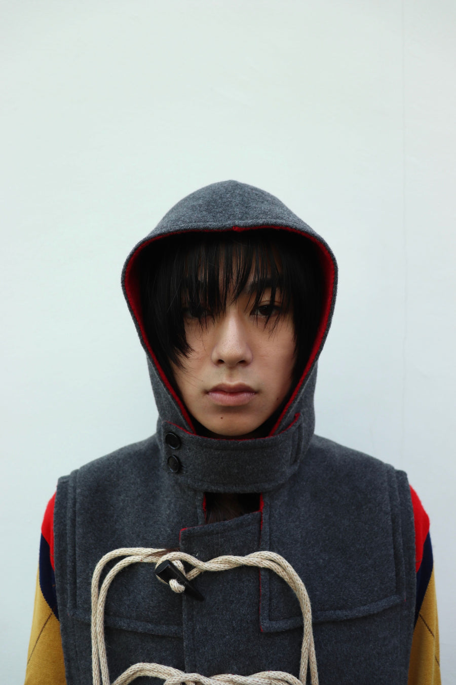 MASU(エムエーエスユー)のDUFFLE VEST GRAYの通販｜PALETTE art alive