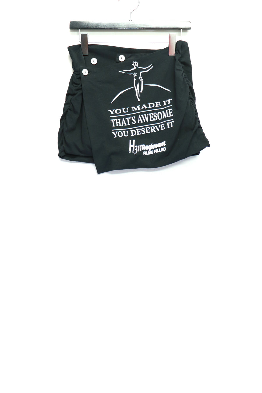 FILME FILLED  T Wrap Skirt(BLACK)