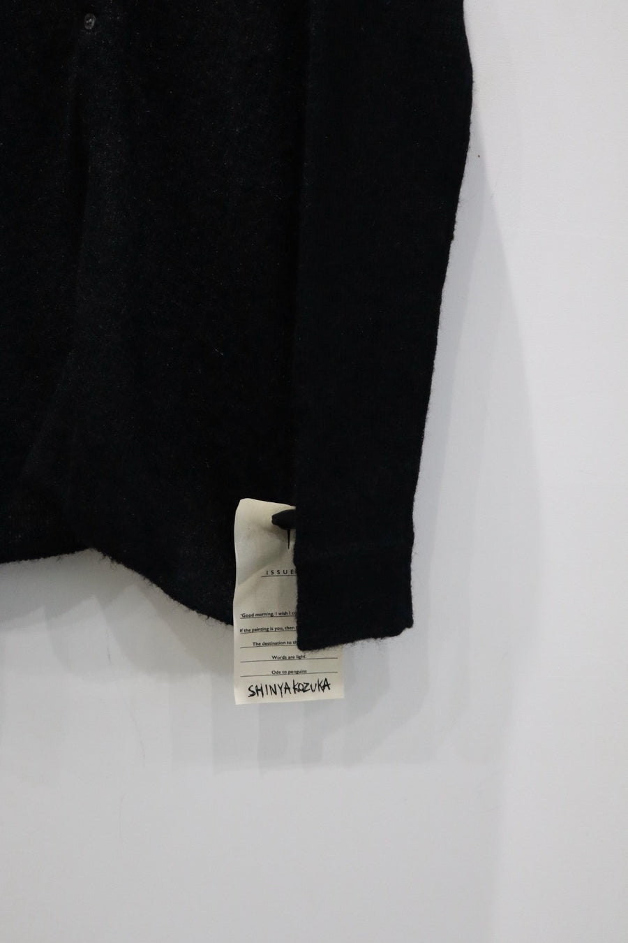 SHINYAKOZUKA  NOTHING SPECIAL KNITTED SHIRT(DAWN BLACK)