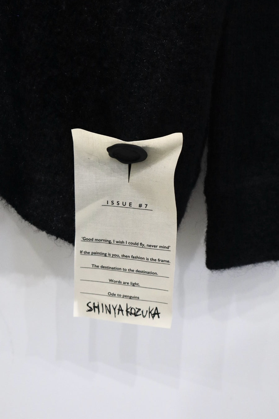 SHINYAKOZUKA  NOTHING SPECIAL KNITTED SHIRT(DAWN BLACK)