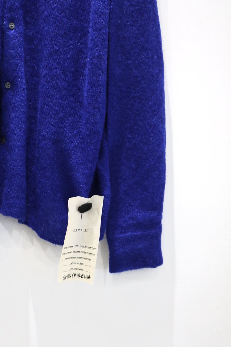 SHINYAKOZUKA NOTHING SPECIAL KNITTED SHIRT(BREATH TAKING BLUE)