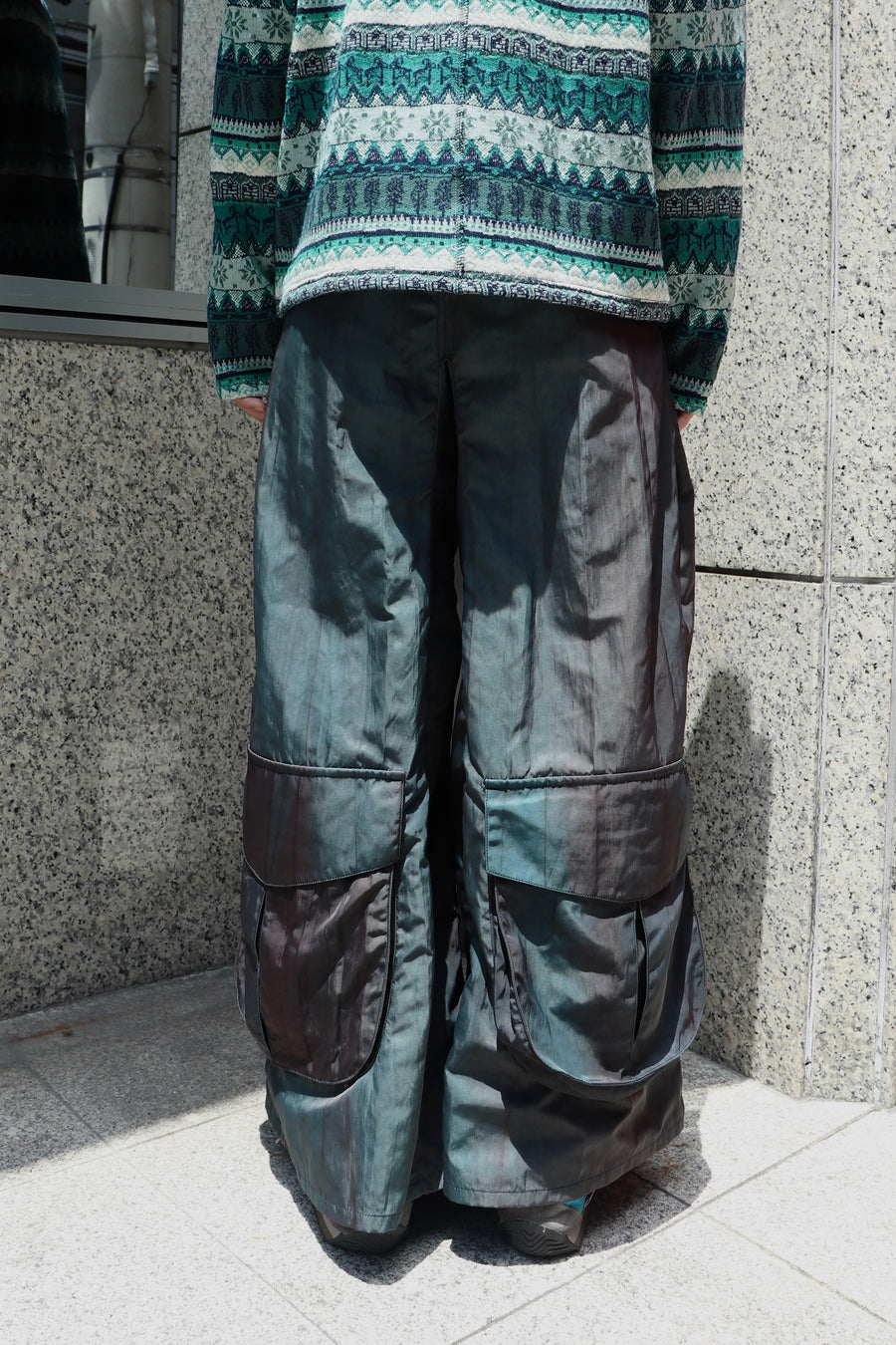 SHINYAKOZUKA  M-PANTALON(POOL GREEN)