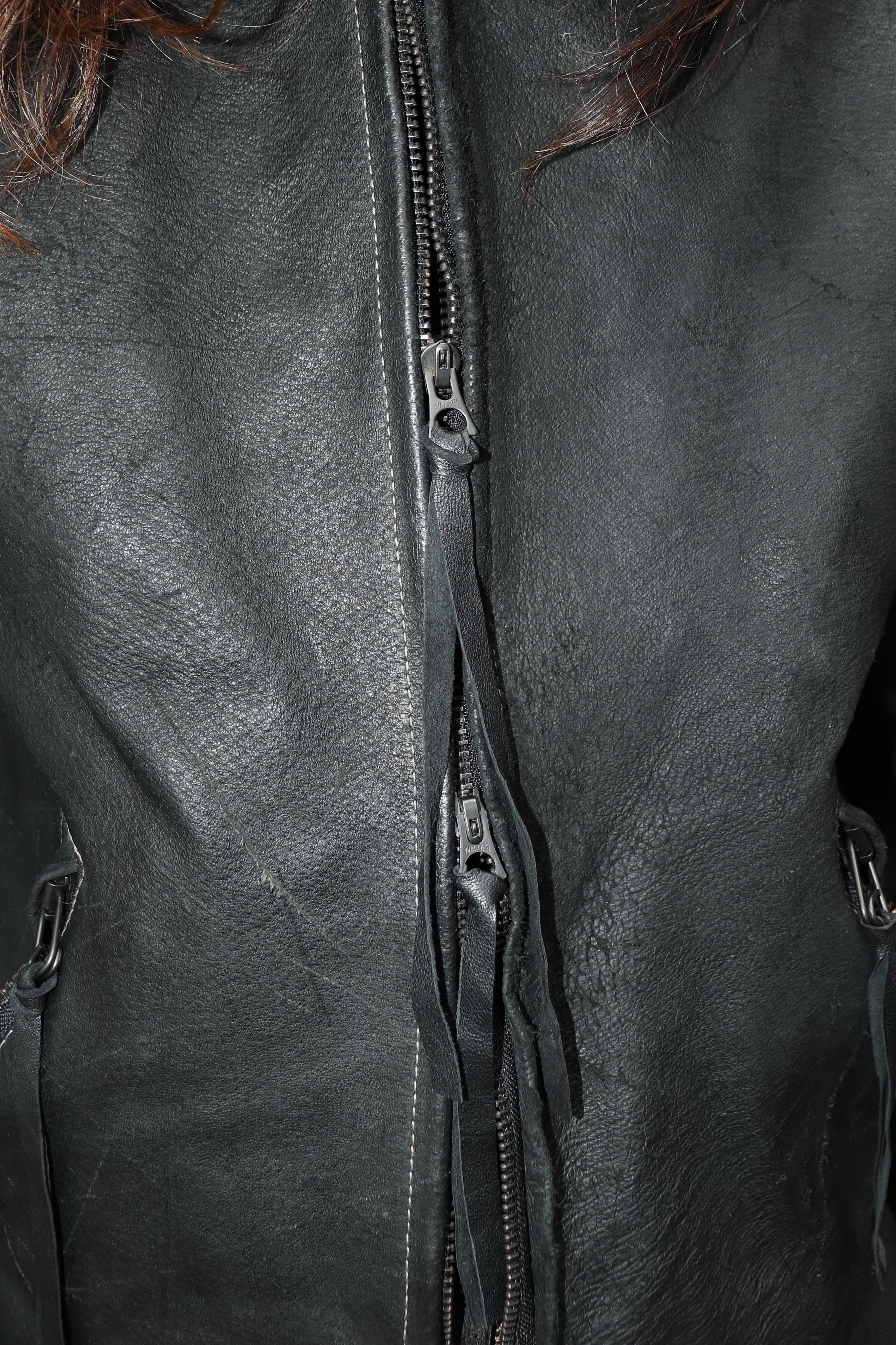 ー］Minus(マイナス)のSkin Jacket VEGETABLE TANNING PIG LEATHER