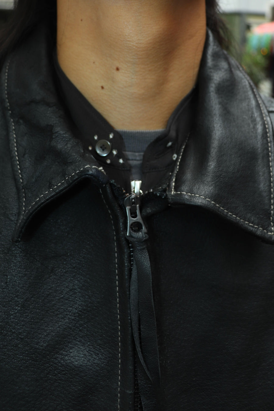 MINUS  Skin Jacket(VEGETABLE TANNING PIG LEATHER)