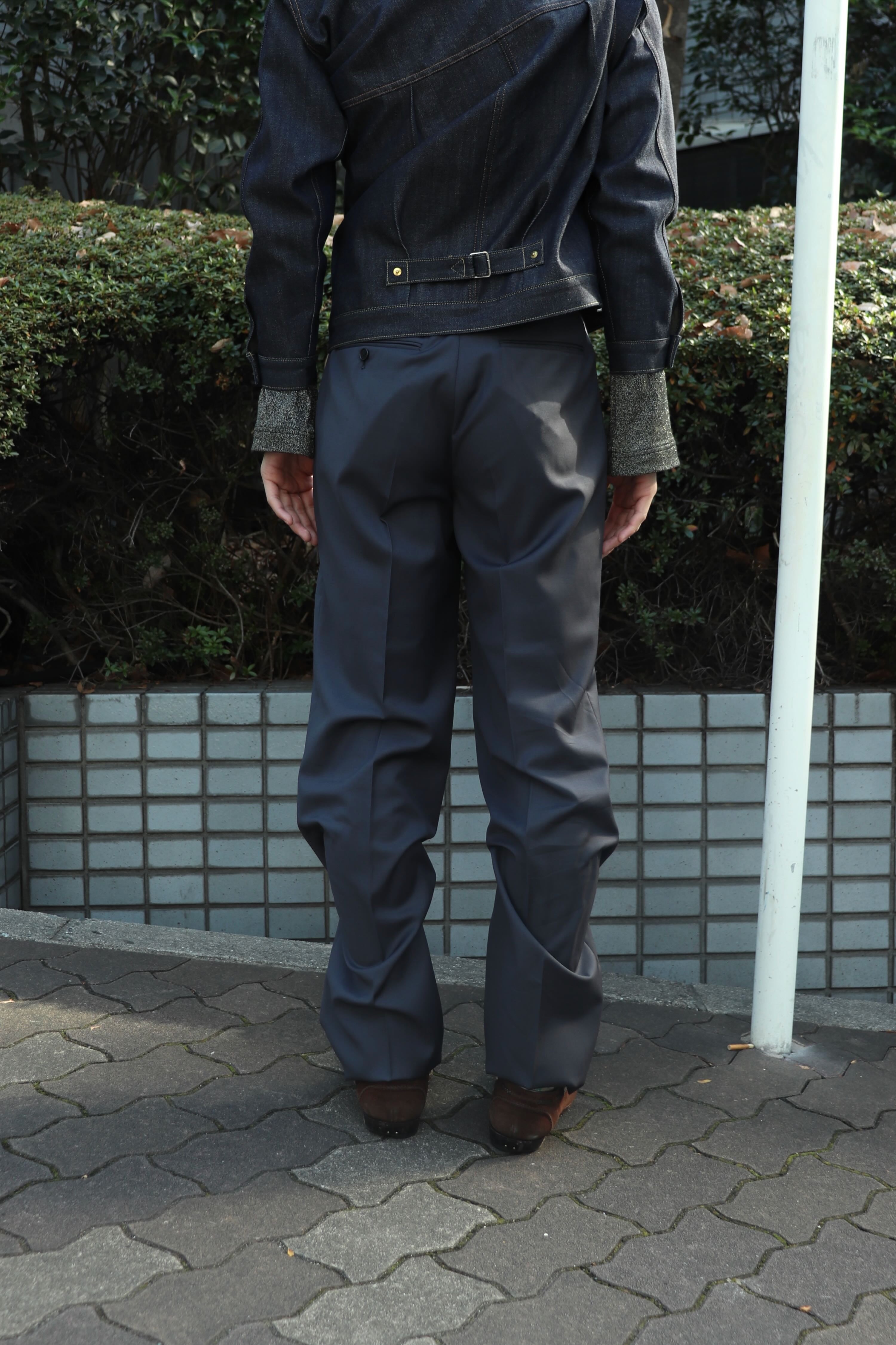 LITTLEBIG(リトルビッグ)のStraight Trousers Gray(スラックス)の通販