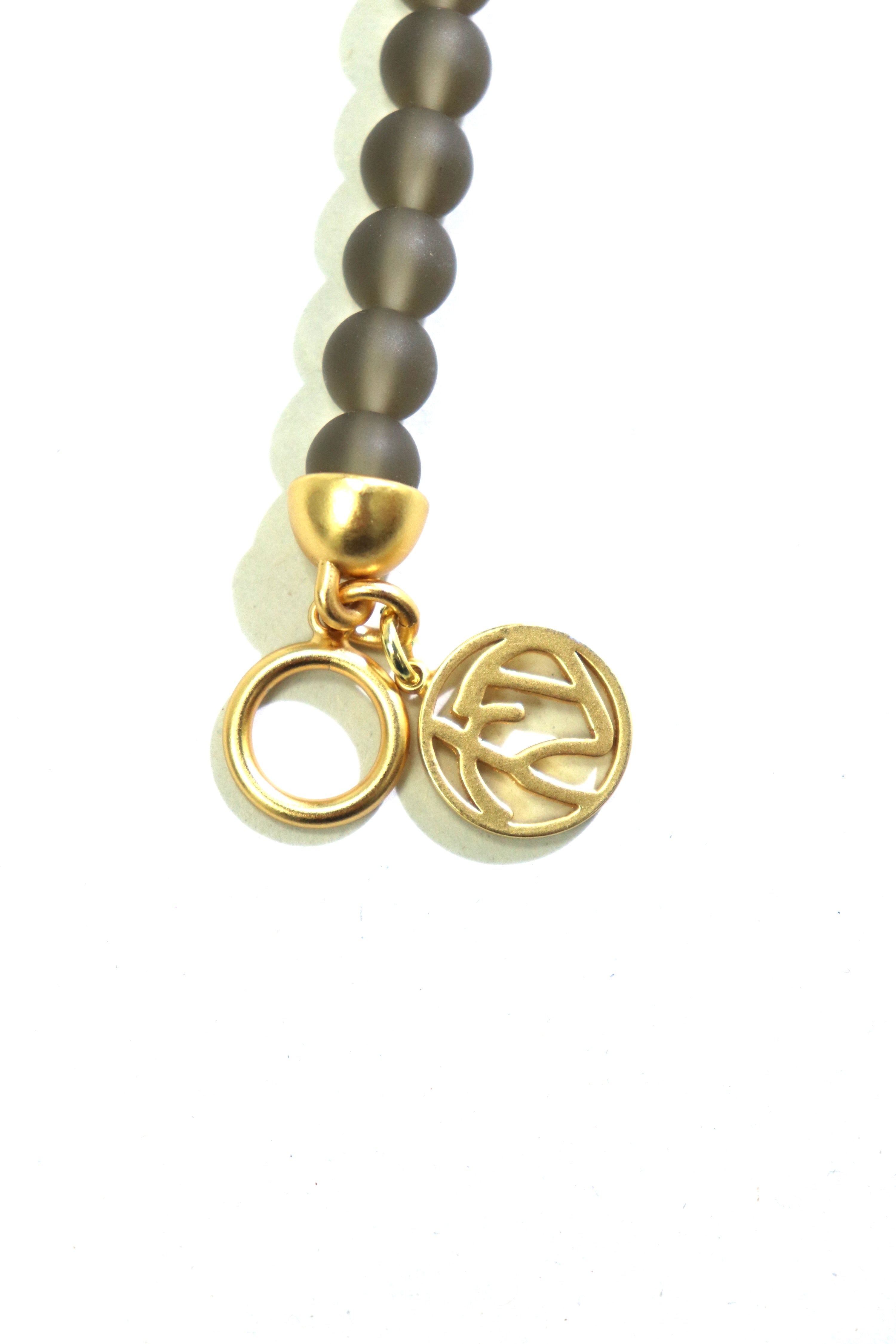 SOSHIOTSUKI(ソウシオオツキ)のHALF JUZU BRACELET BROWN GOLDの通販