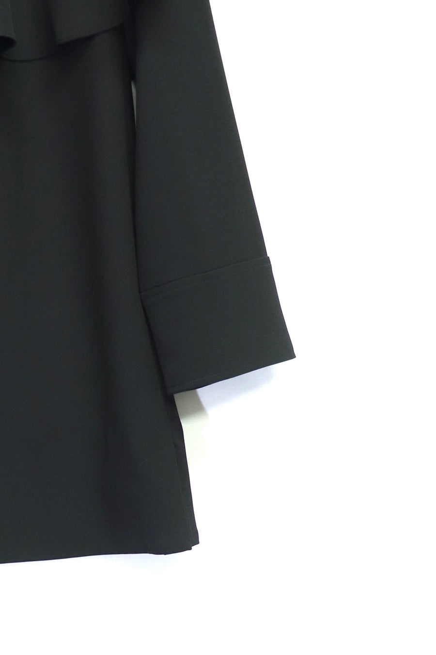 GANNI  Light Twill Suiting Circle Collar Mini Dress