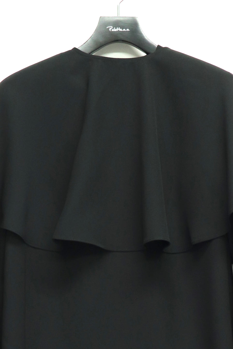 GANNI  Light Twill Suiting Circle Collar Mini Dress