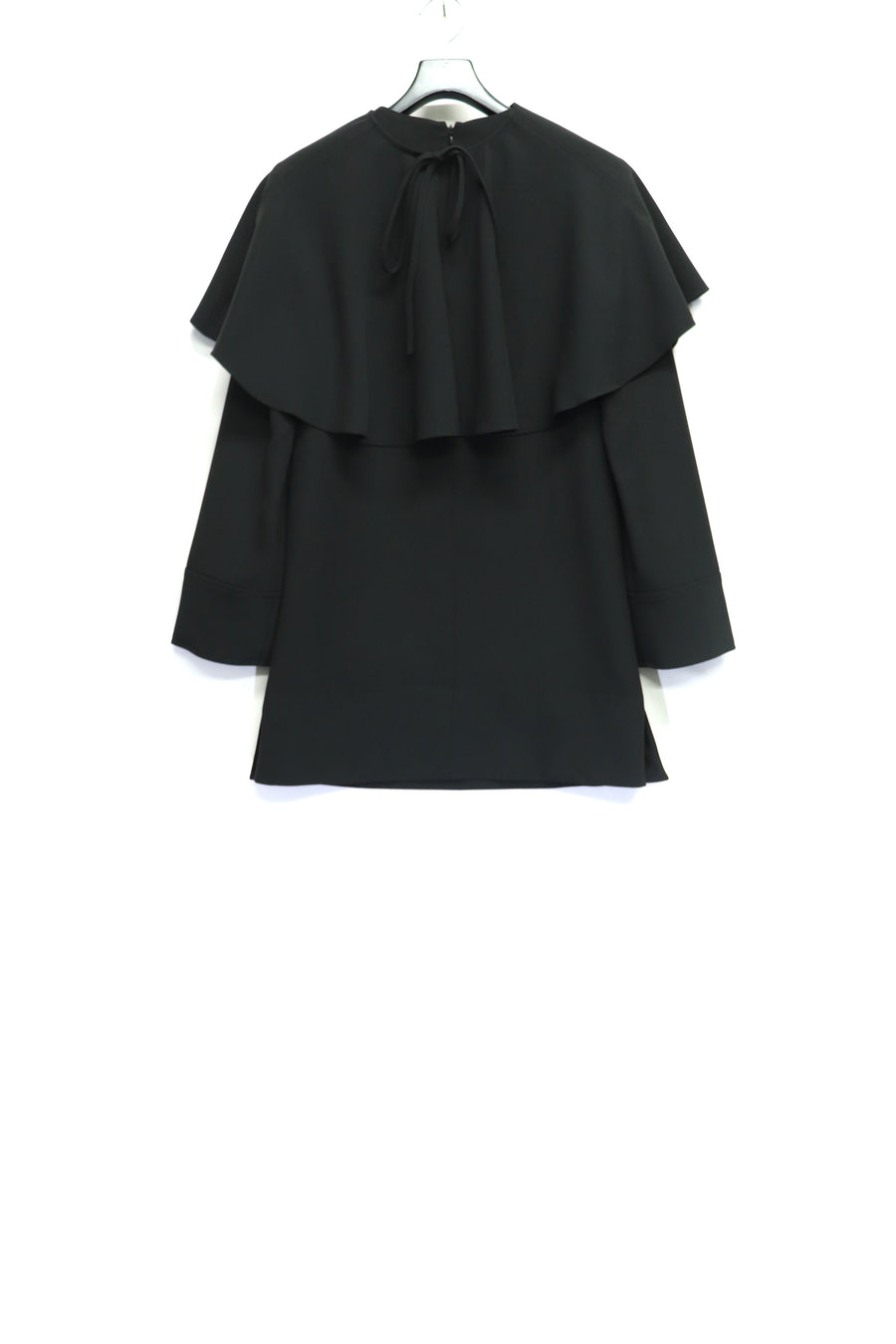 GANNI  Light Twill Suiting Circle Collar Mini Dress