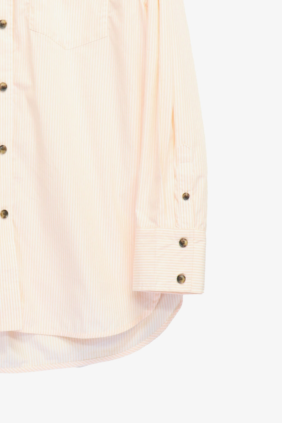 GANNI  Stripe Cotton Oversized Shirt
