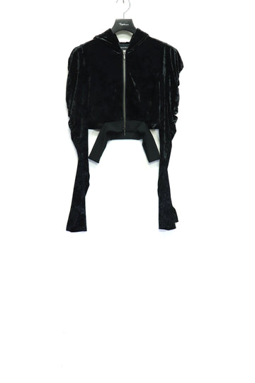 SHIORI MIKATA  waist cut out hoodie waist(velour)