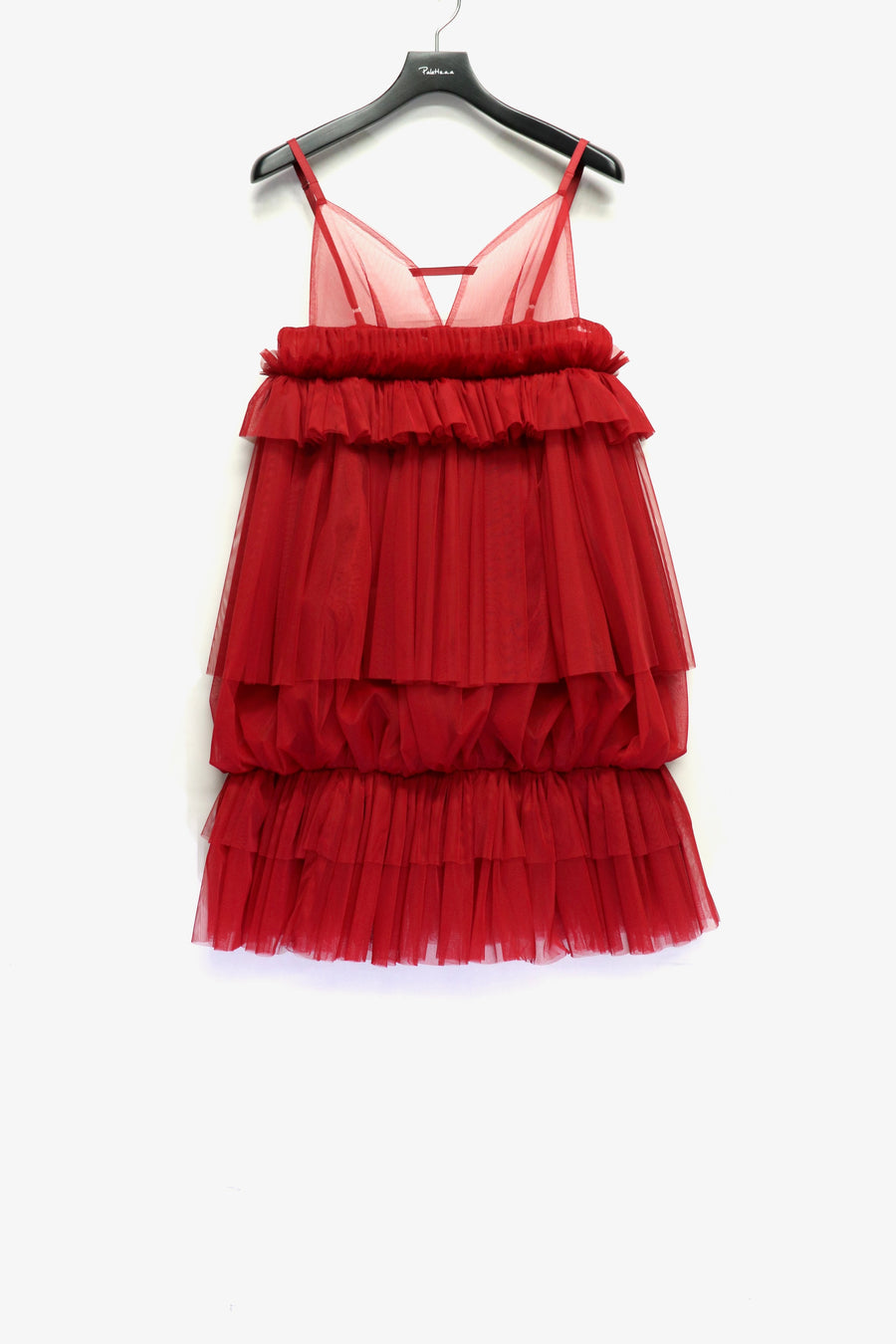 SHIORI MIKATA  tulle balloon cami dress(RED)