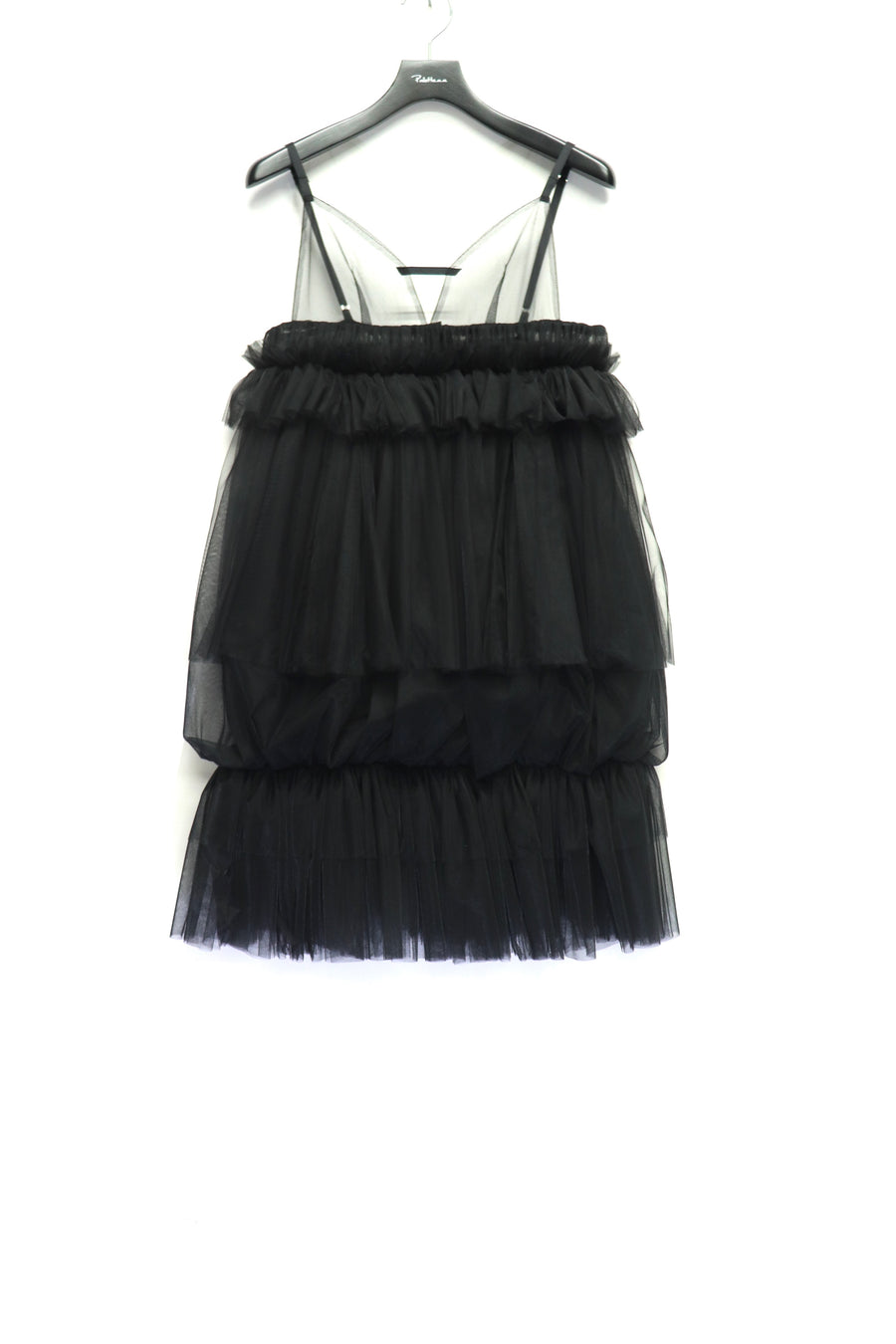 SHIORI MIKATA  tulle balloon cami dress(BLACK)