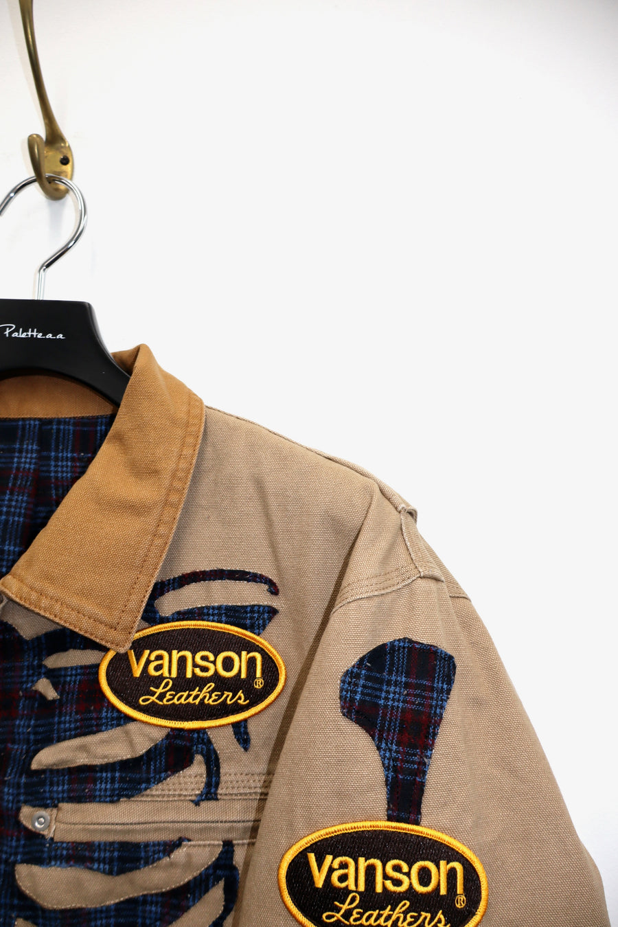 値引VAN JACKETエプロンvan family 30年前のもの大変貴重！ FAF(エフエーエフ)のVANSON Canvas Bone Jacketの通販｜PALETTE art