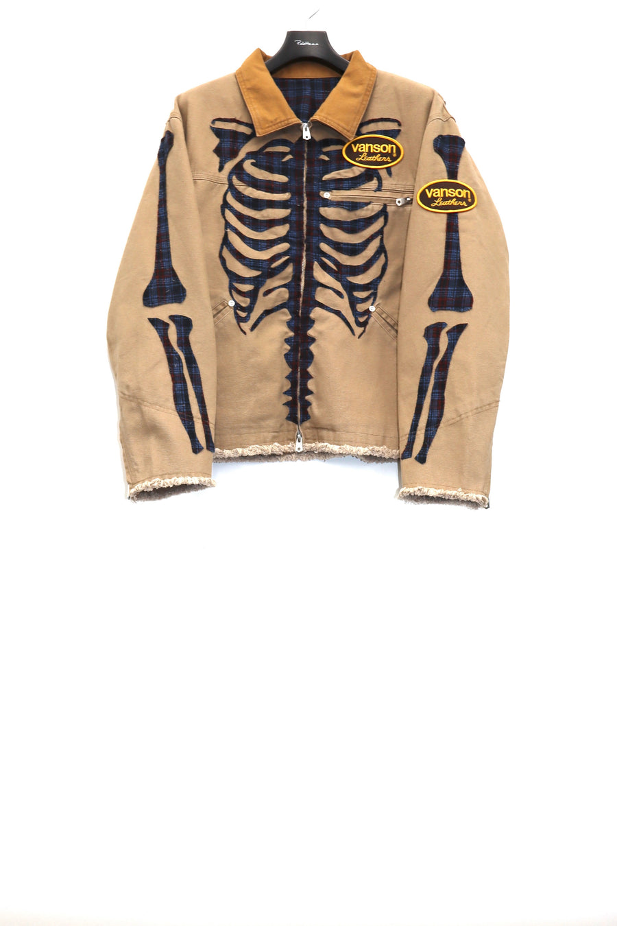 値引VAN JACKETエプロンvan family 30年前のもの大変貴重！ FAF(エフエーエフ)のVANSON Canvas Bone Jacketの通販｜PALETTE art