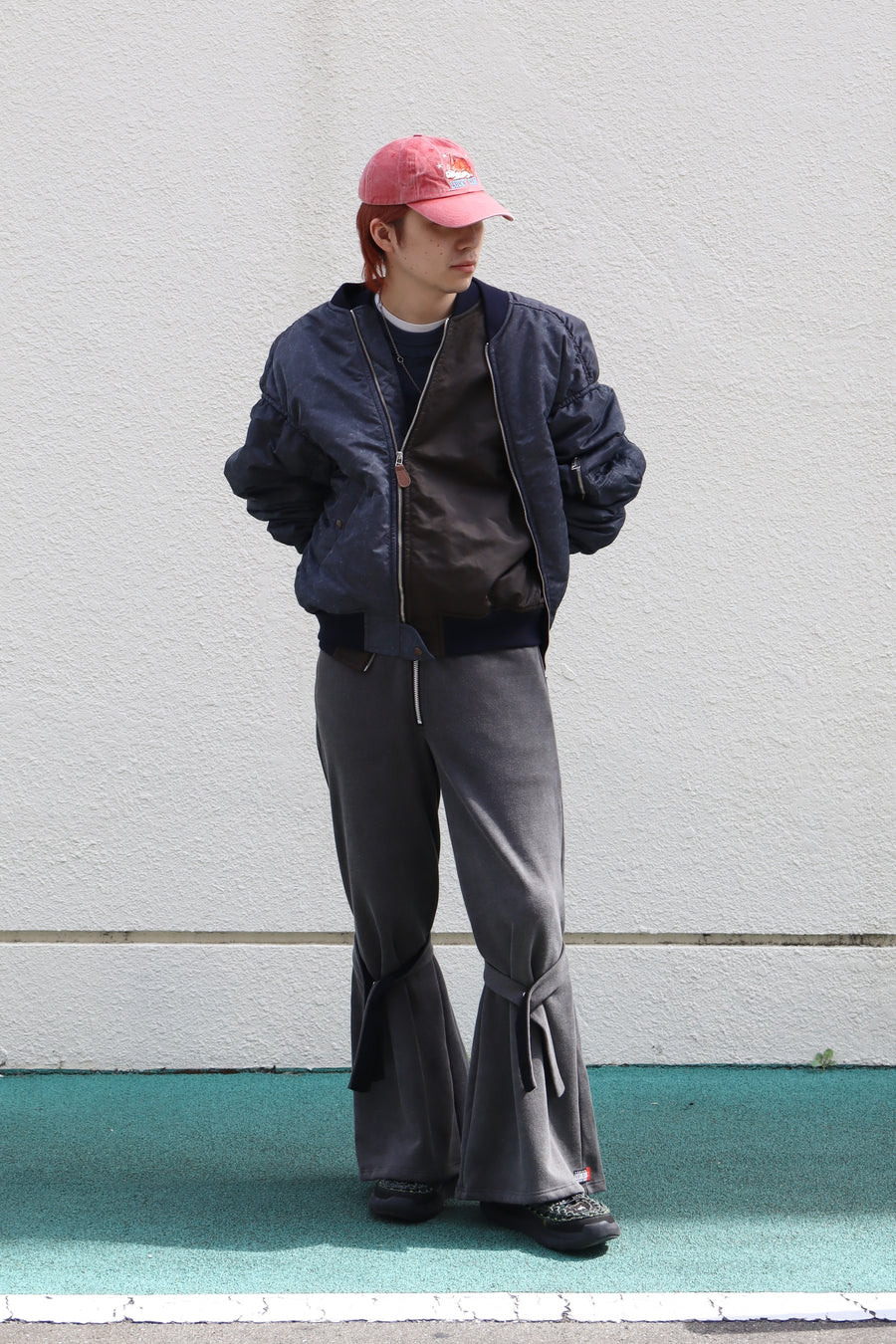 LEH  Bondage Sweat Flare Pants