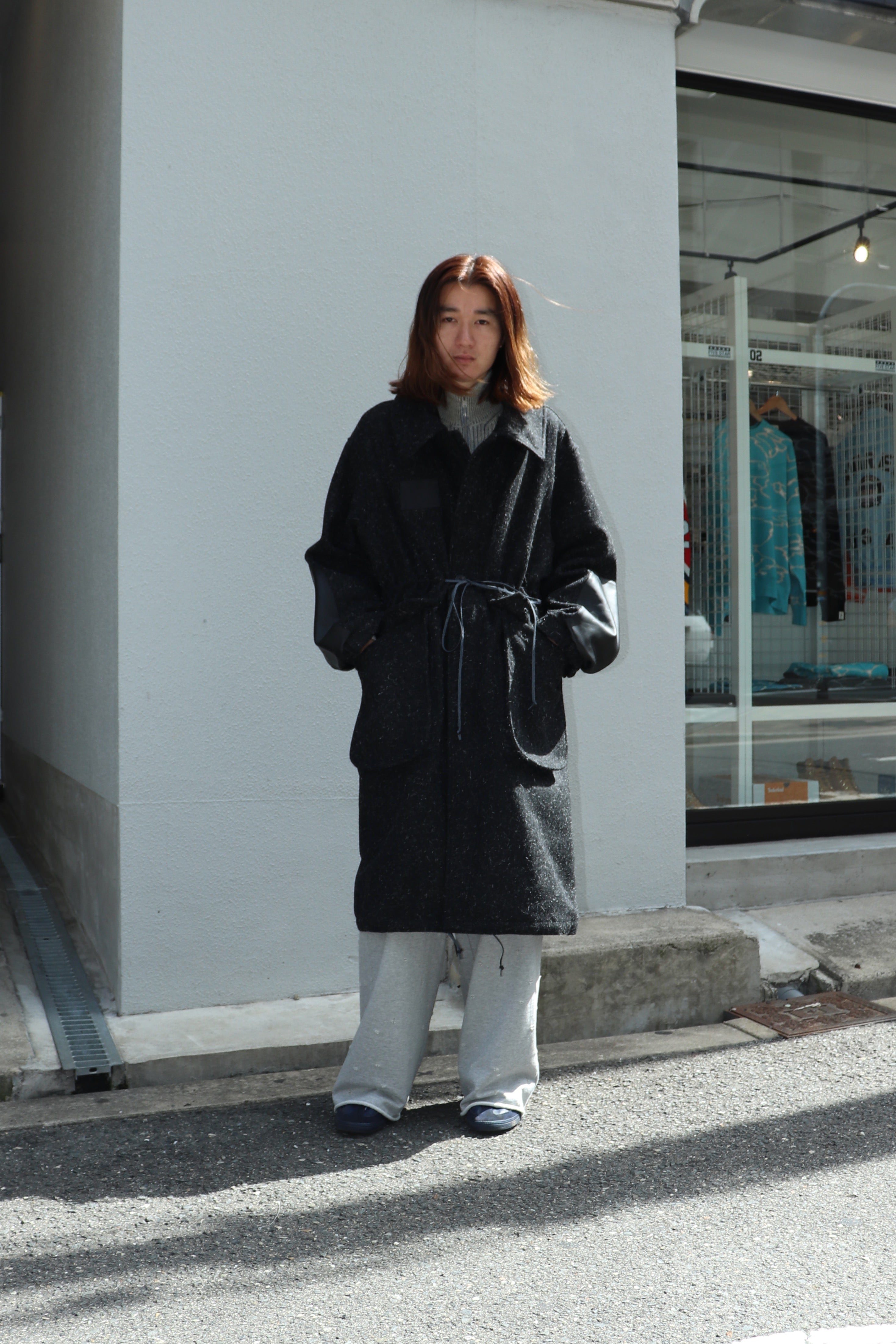 ジャケット・アウター SOSHIOTSUKI 23aw ugly collar wool coat SOSHIOTSUKI(ソウシオオツキ)のUGLY COLLAR WOOL COATの通販