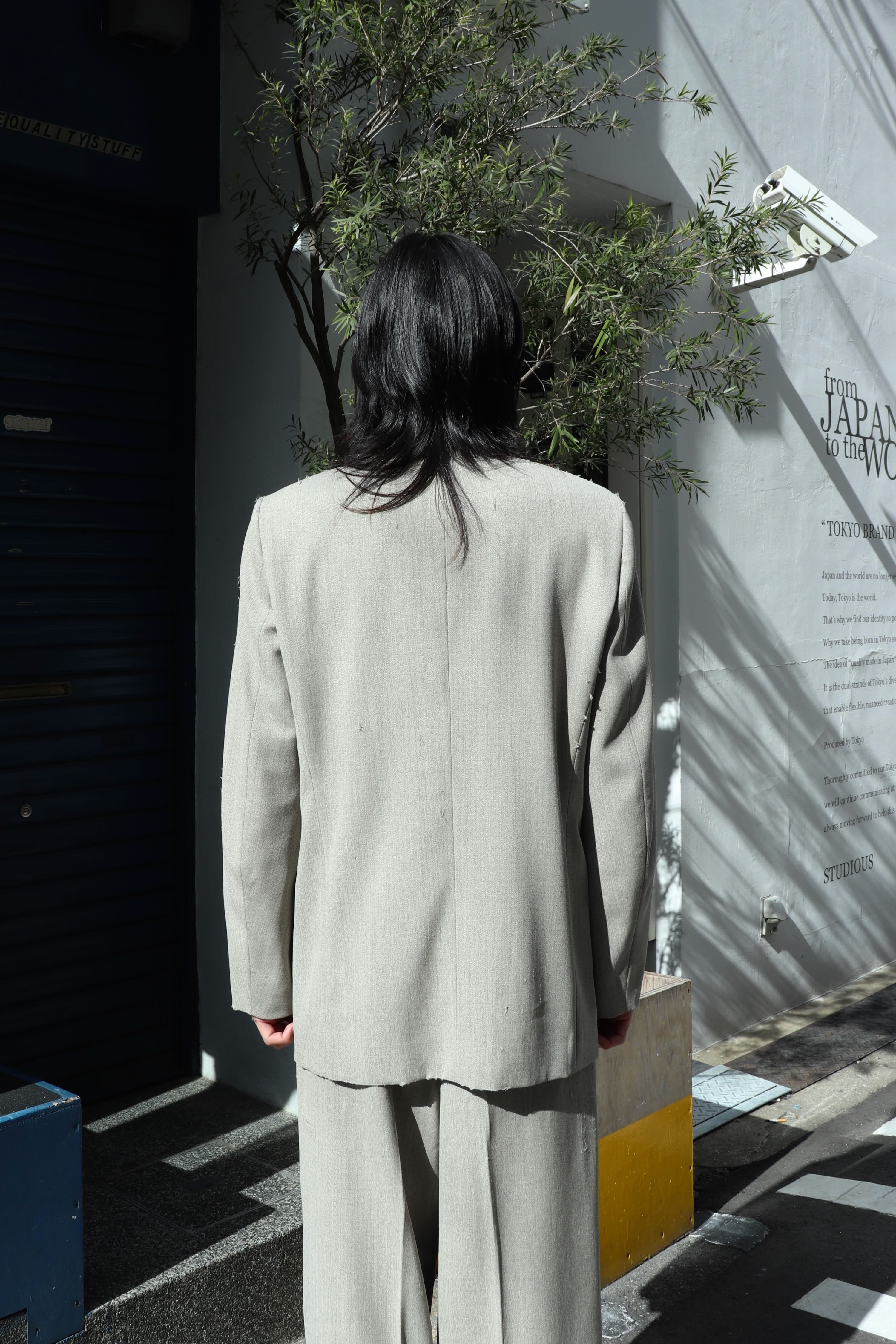 MASU(エムエーエスユー)のAGED CANVAS TAILORED JACKET WHITE BIRCHの