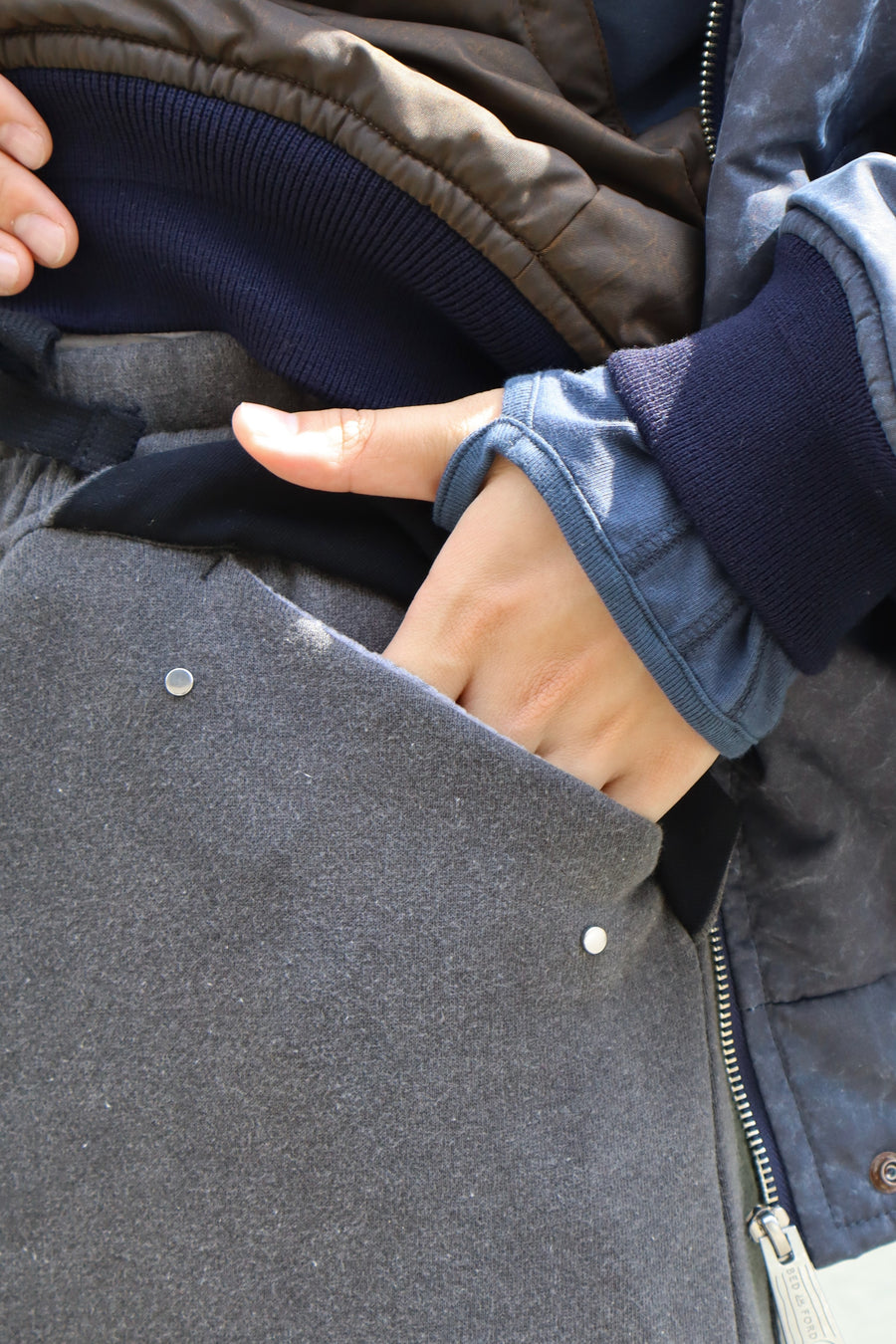 LEH  Bondage Sweat Flare Pants