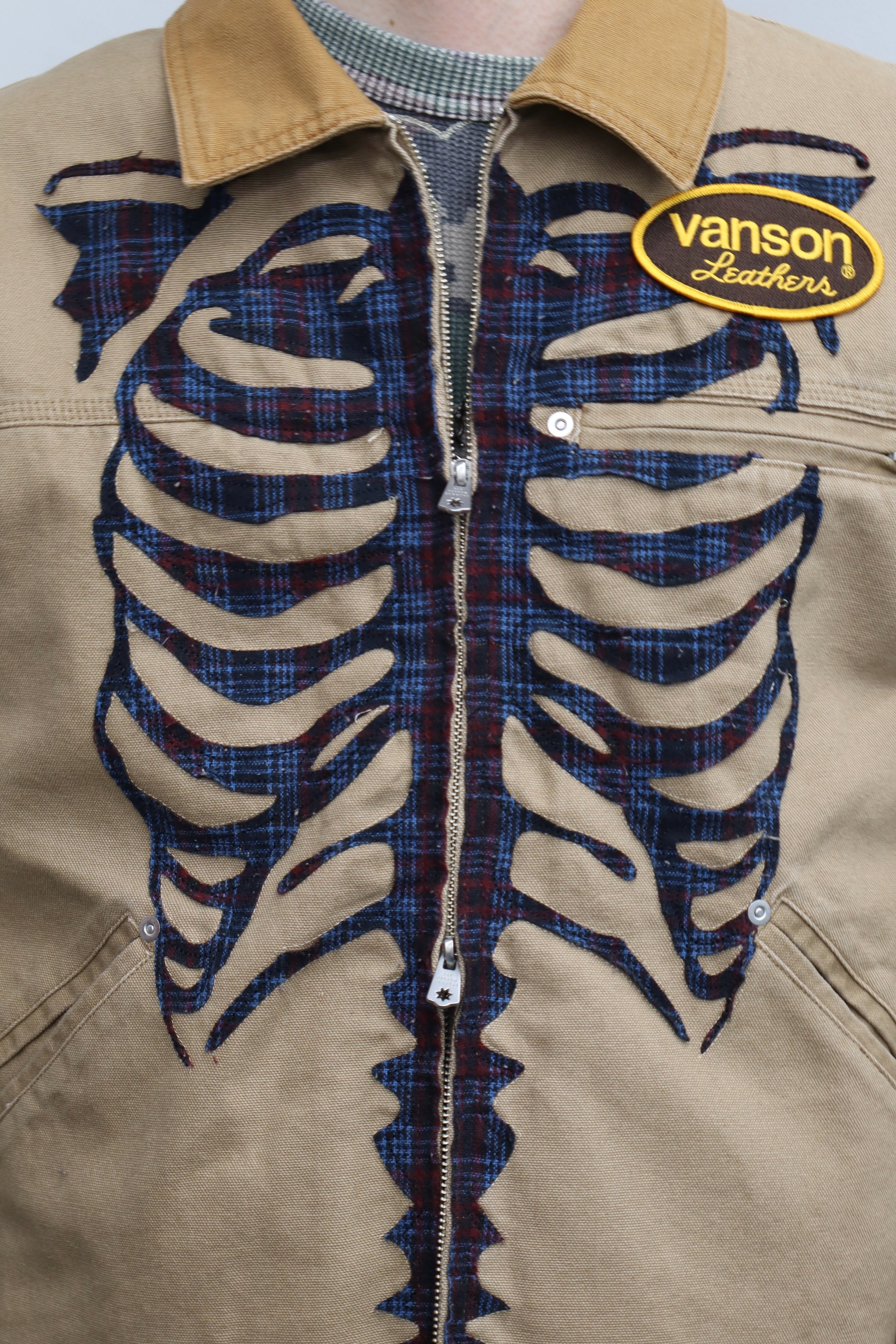 FAF(エフエーエフ)のVANSON Canvas Bone Jacketの通販｜PALETTE art