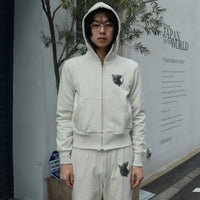 トップス MASU MB ZIP-UP HOODIE - OATMEAL 48 Mb Zip-Up Hoodie - Oatmeal - MASUBOYS– MASU Official Online Store
