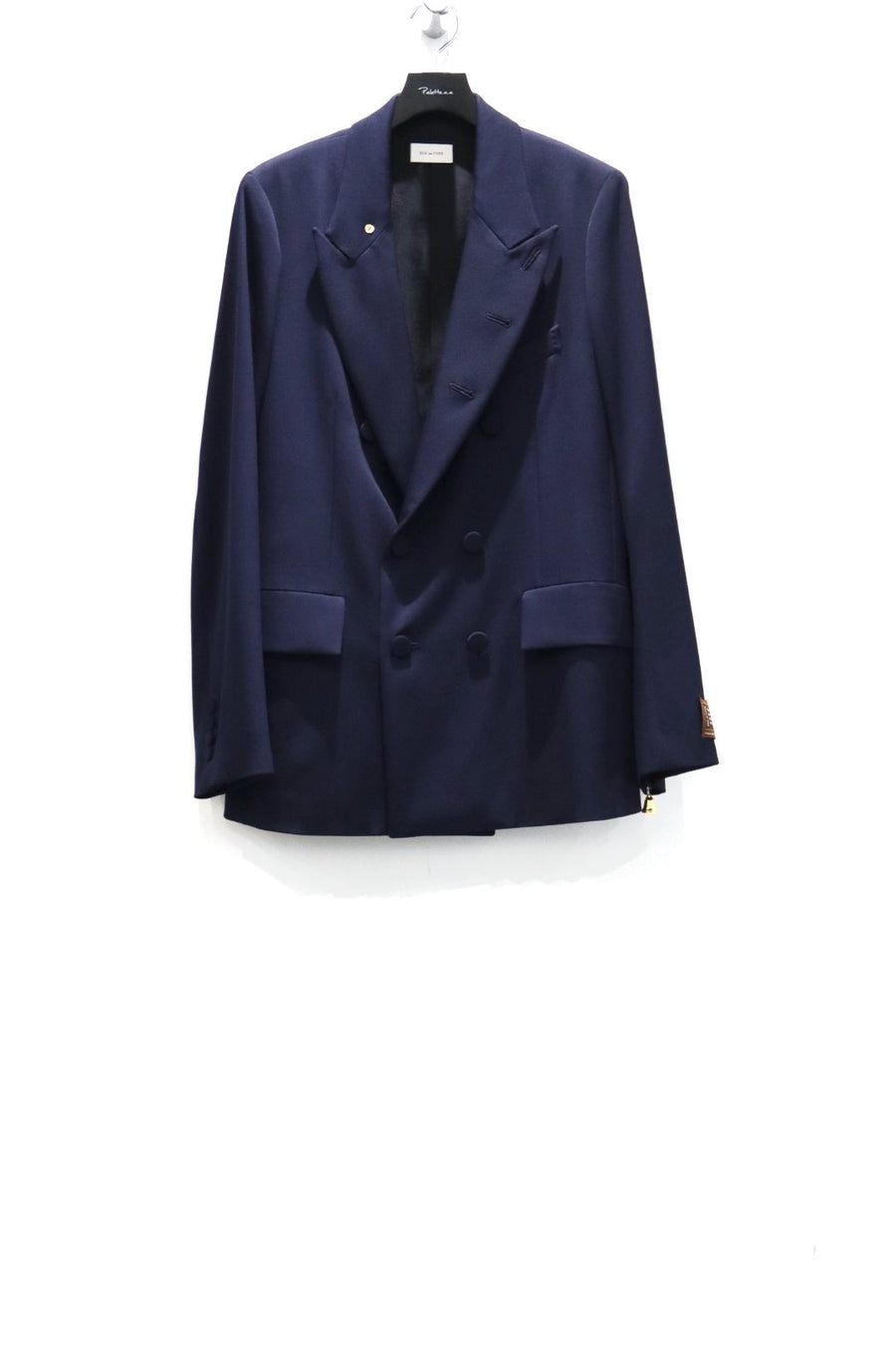 BED jw FORD ネイビー サテン ジップアップジャケット C-open collar – Navy｜BED j.w. FORD Official Website
