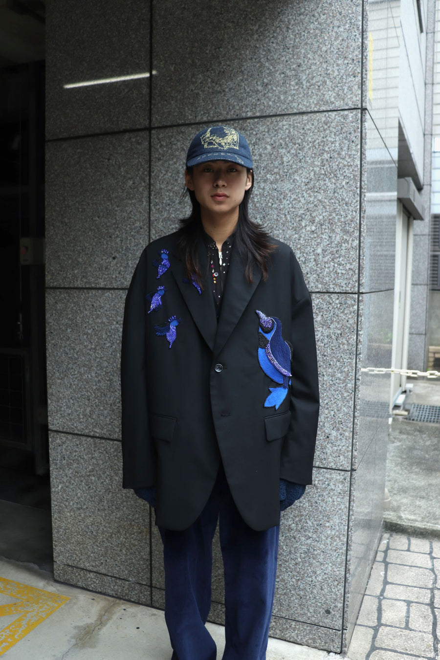 SHINYAKOZUKA  HIS JACKET WITH BIJOU