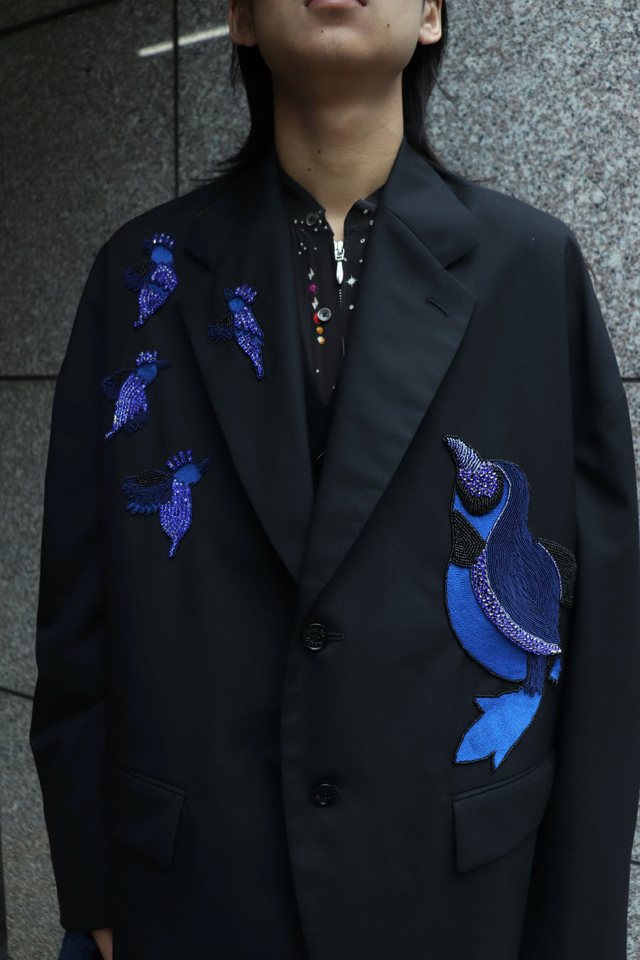 SHINYAKOZUKA  HIS JACKET WITH BIJOU