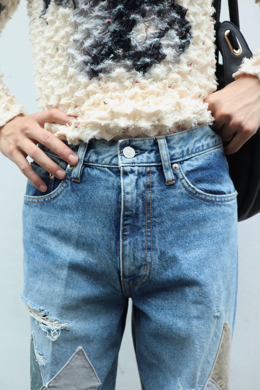 MASU(エムエーエスユー)のMB DIAMOND WIDE JEANS INDIGOの通販