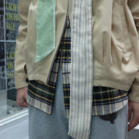 MASU(エムエーエスユー)のUNEVEN VELVET SCARF MELON(スカーフ)の通販