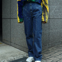 FETICO(フェティコ)のWASHED HIGH RISE STRAIGHT JEANS(デニム)の通販