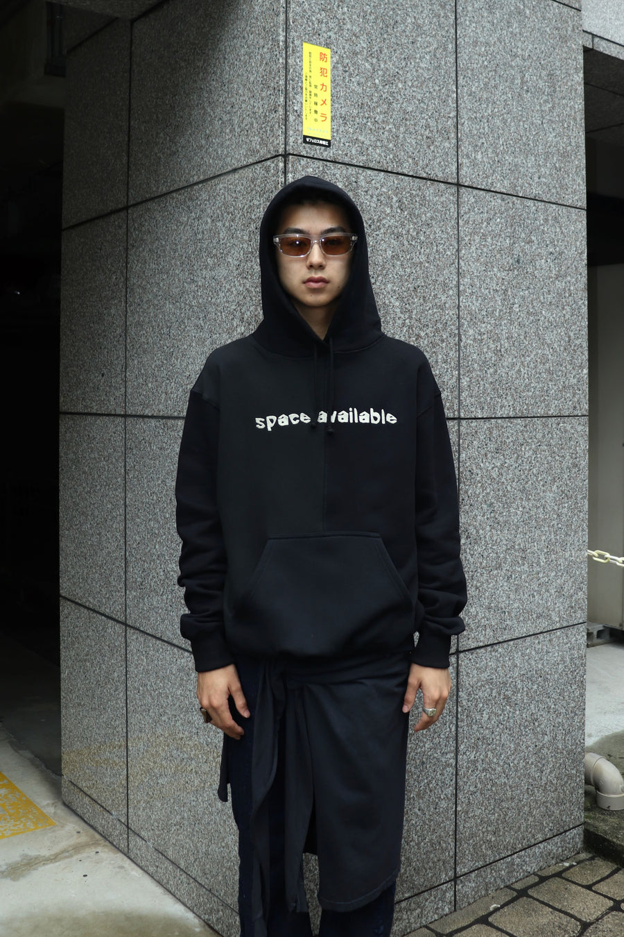 SPACE AVAILABLE  RADICAL LOGO HOODIE