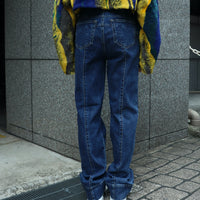 FETICO(フェティコ)のWASHED HIGH RISE STRAIGHT JEANS(デニム)の通販