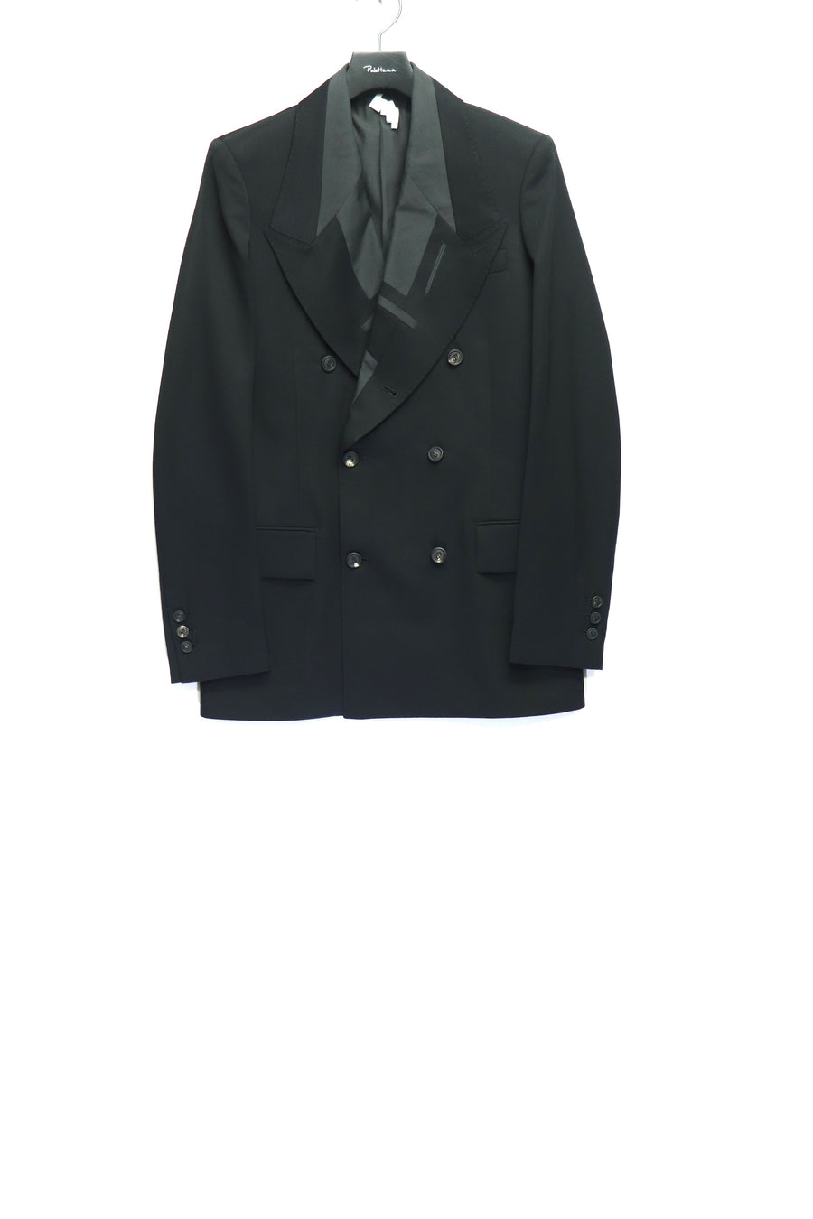 SOSHIOTSUKI  INSIDE LAPEL DOUBLE JACKET-2(BLACK)