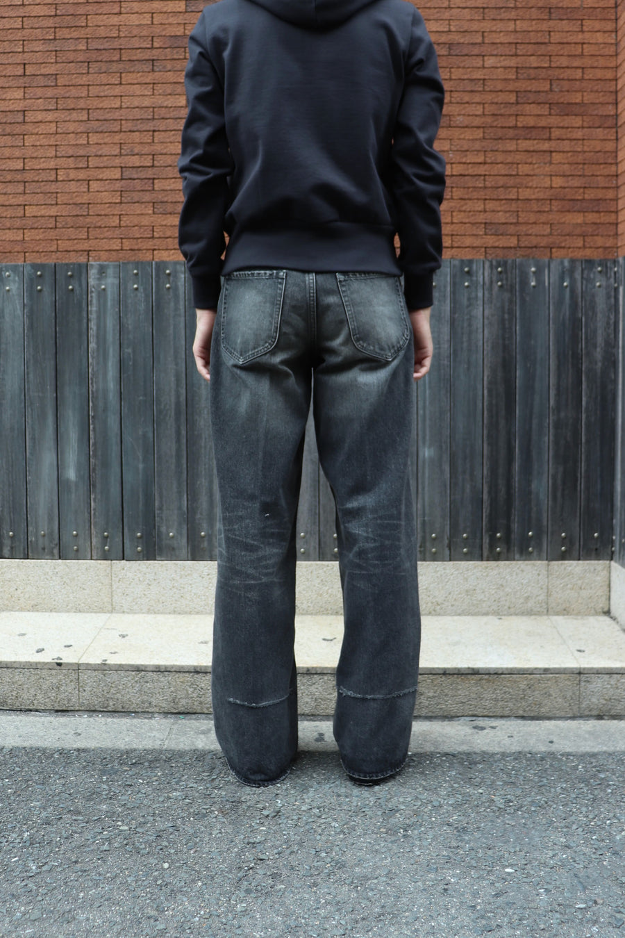 パンツ MASU MB DIAMOND WIDE JEANS MASU(エムエーエスユー)のMB DIAMOND WIDE JEANS BLACKの通販｜PALETTE