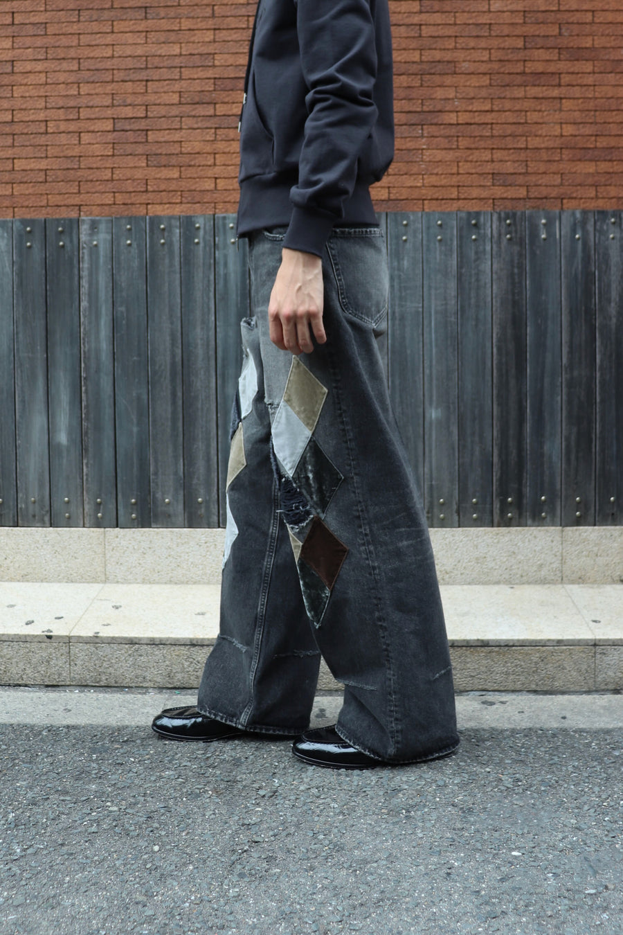 MASU(エムエーエスユー)のMB DIAMOND WIDE JEANS BLACKの通販｜PALETTE