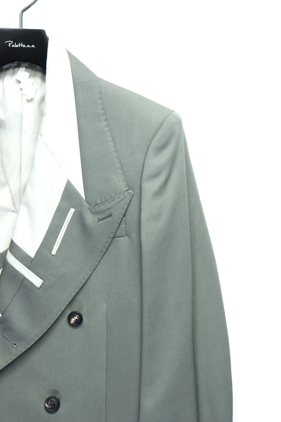 SOSHIOTSUKI  INSIDE LAPEL DOUBLE JACKET-2(GRAY)