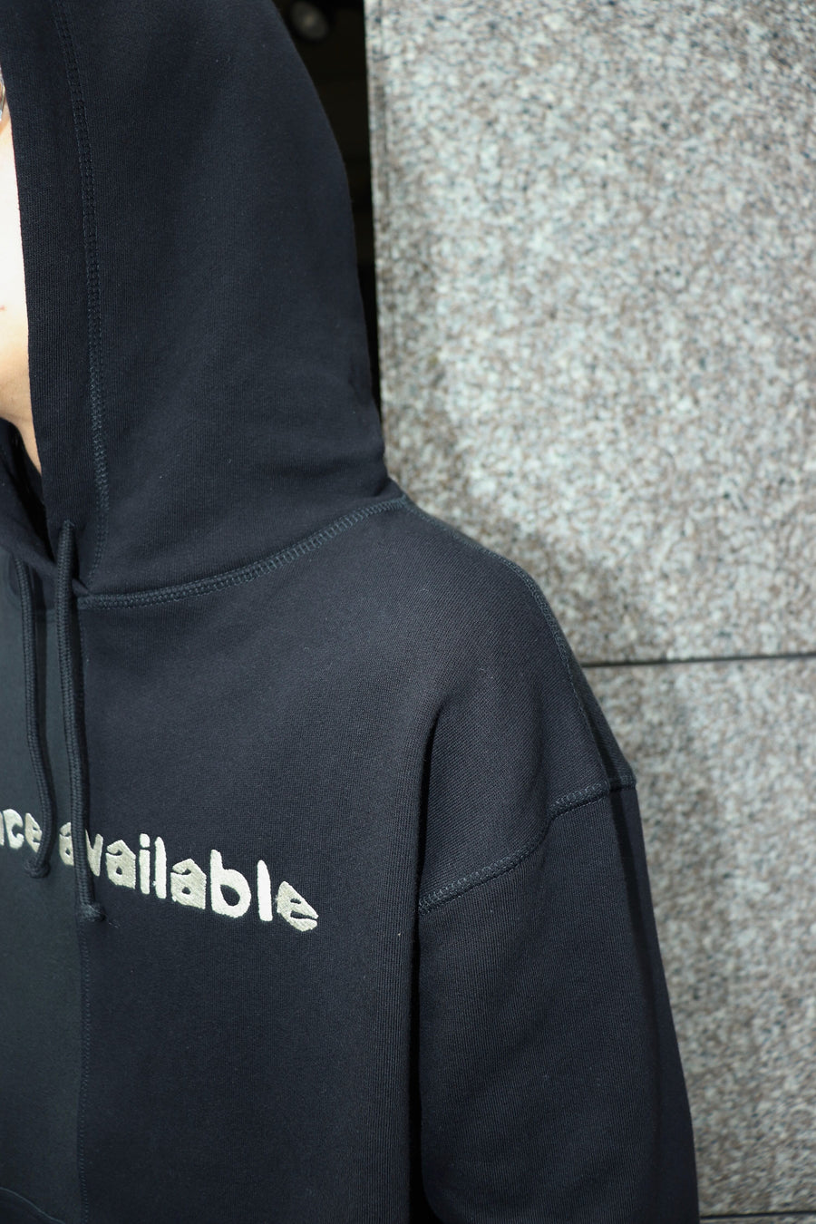 SPACE AVAILABLE  RADICAL LOGO HOODIE
