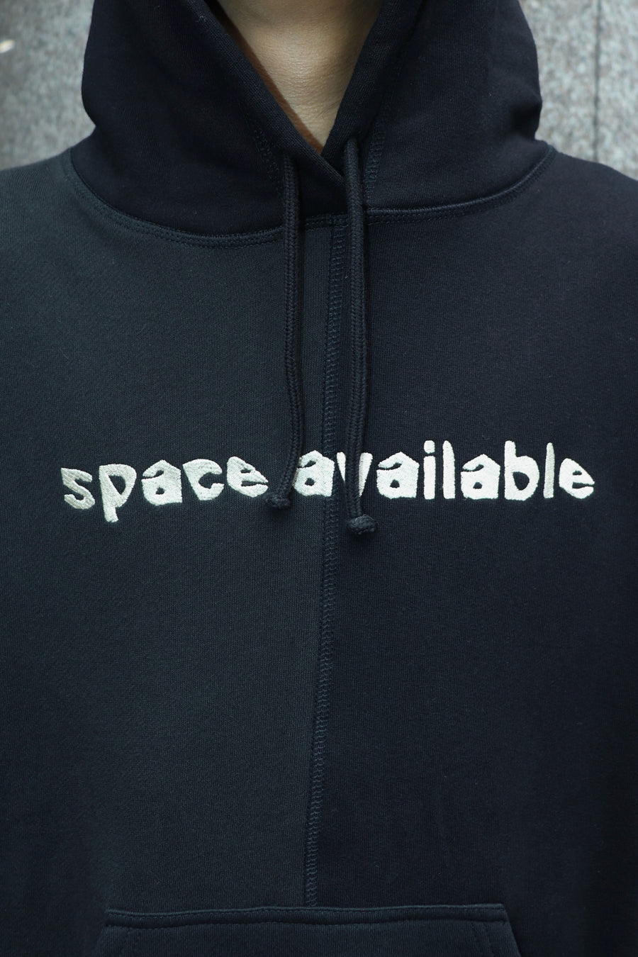 SPACE AVAILABLE  RADICAL LOGO HOODIE