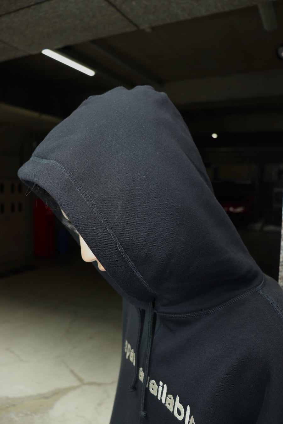 SPACE AVAILABLE  RADICAL LOGO HOODIE