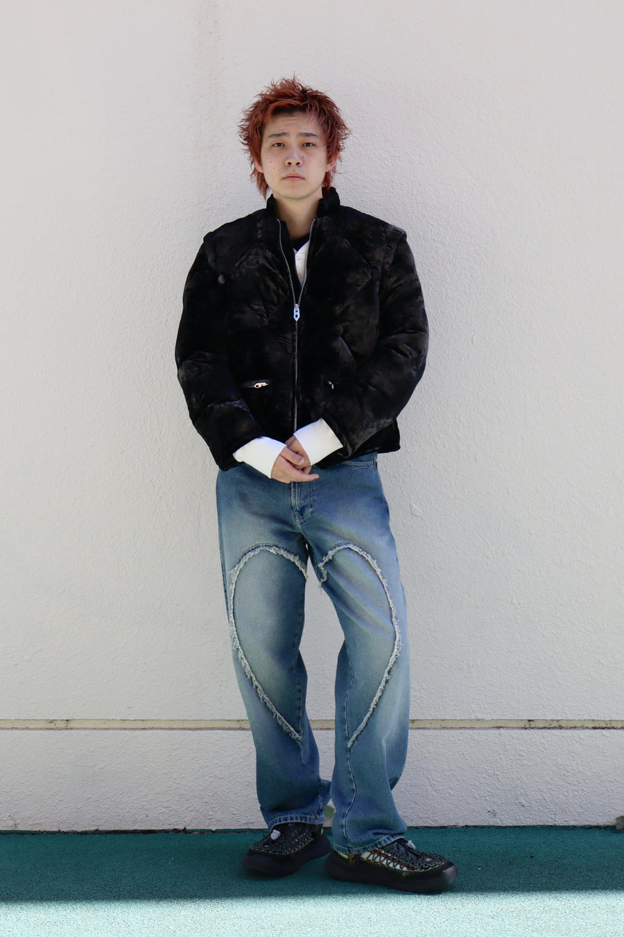 MASU  VICTORIAN SOFA DOWN JACKET(BLACK)