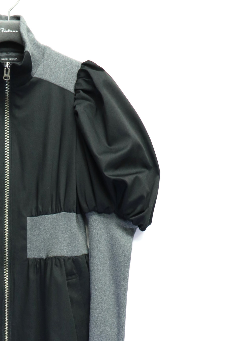 SHIORI MIKATA  tight fit rib coat