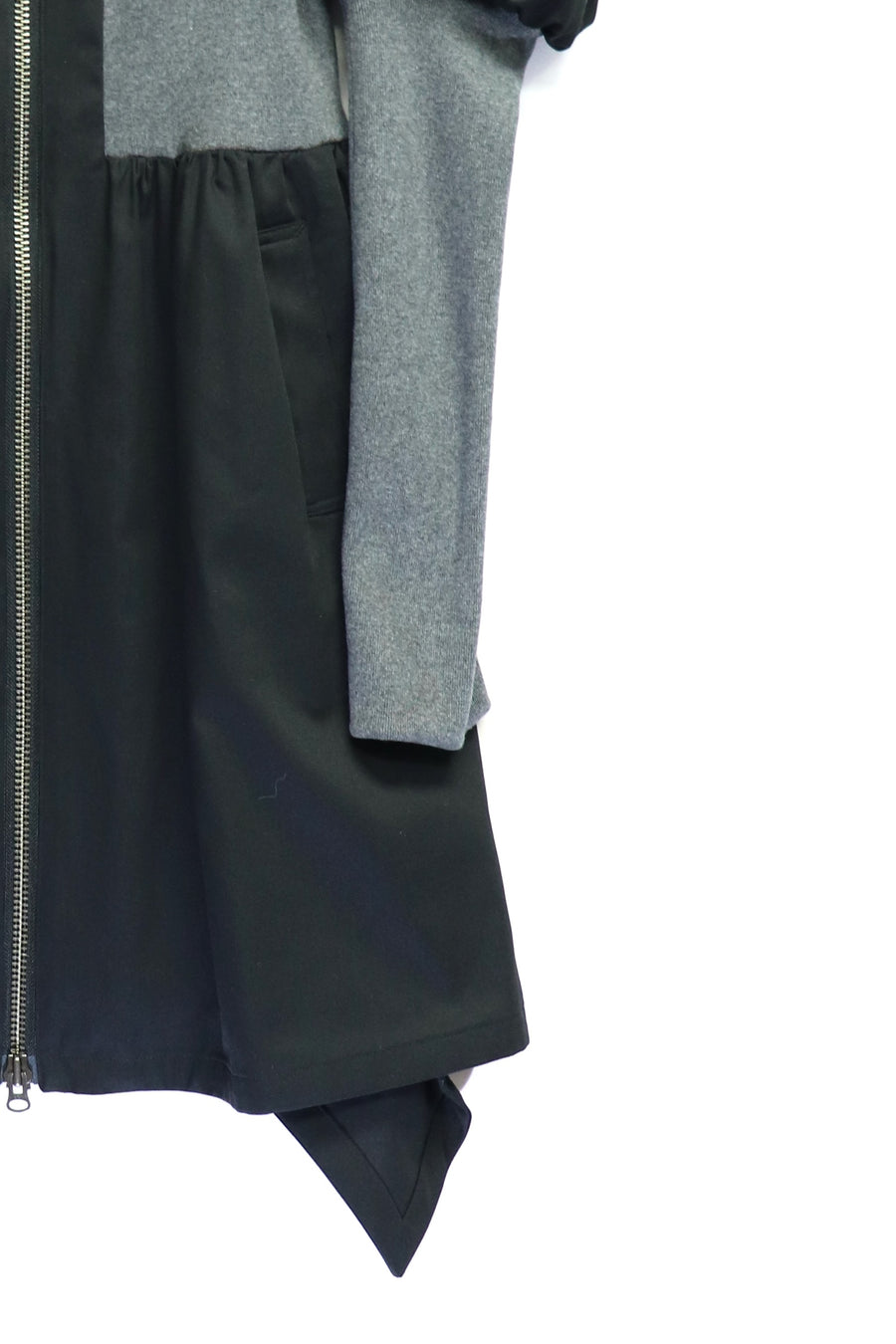 SHIORI MIKATA  tight fit rib coat