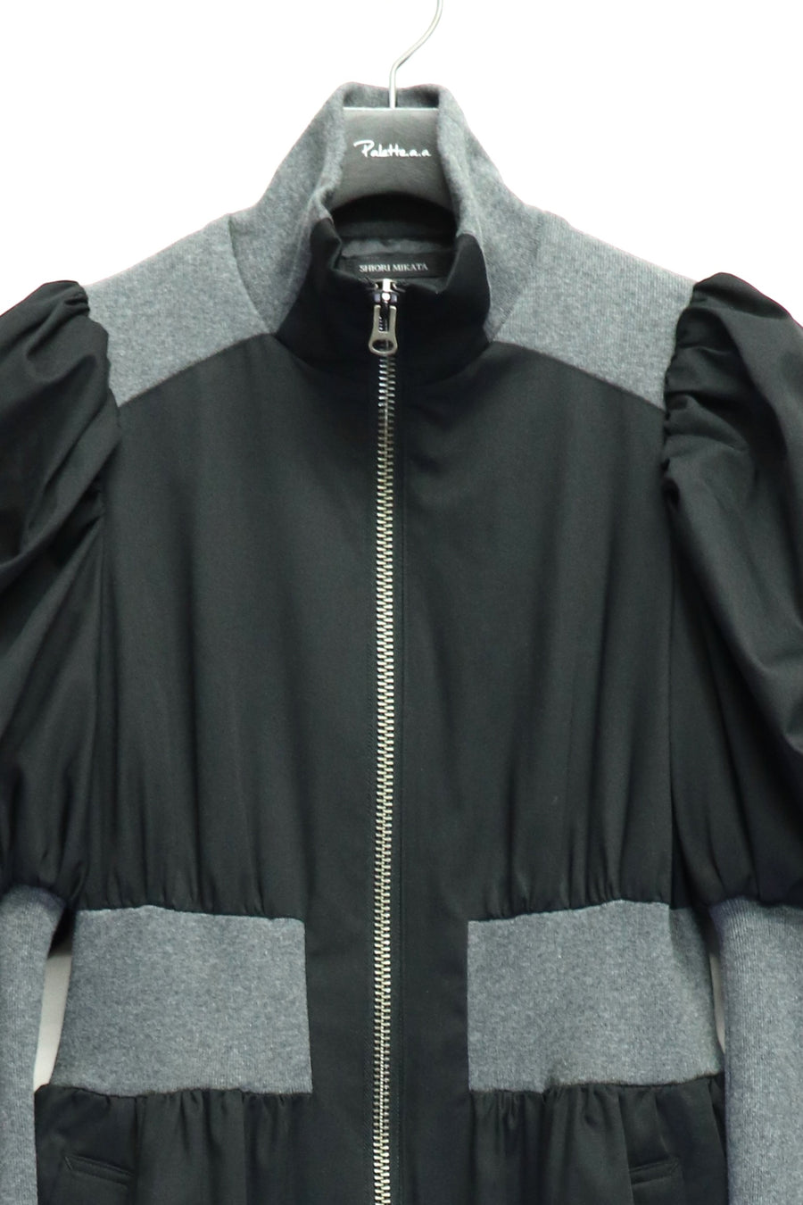 SHIORI MIKATA  tight fit rib coat