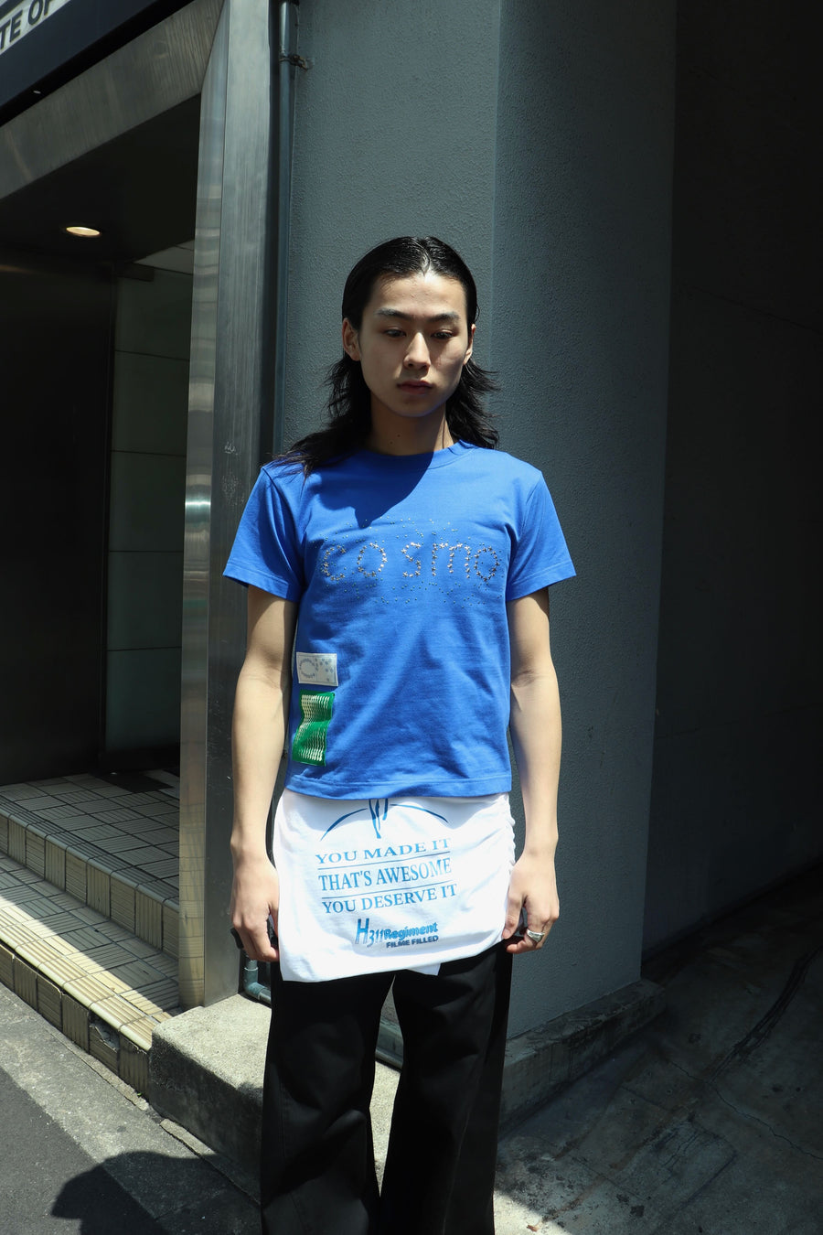 FILME FILLED  T Wrap Skirt(WHITE)