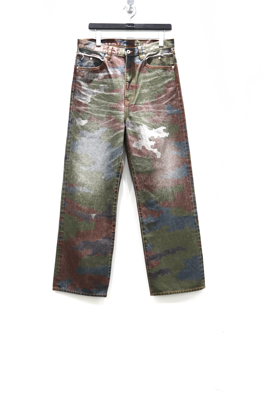 FAF  CAMO AGED DENIM PANTS(GERMAN CAMO)