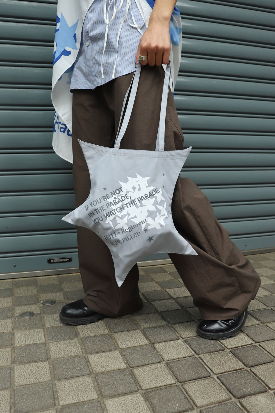 FILME FILLED  Parade Star Tote Bag(GRAY)