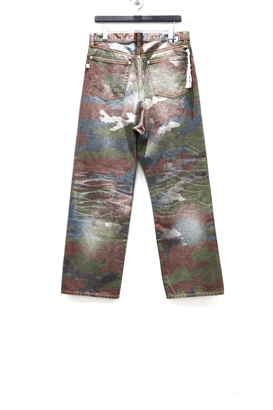 FAF  CAMO AGED DENIM PANTS(GERMAN CAMO)