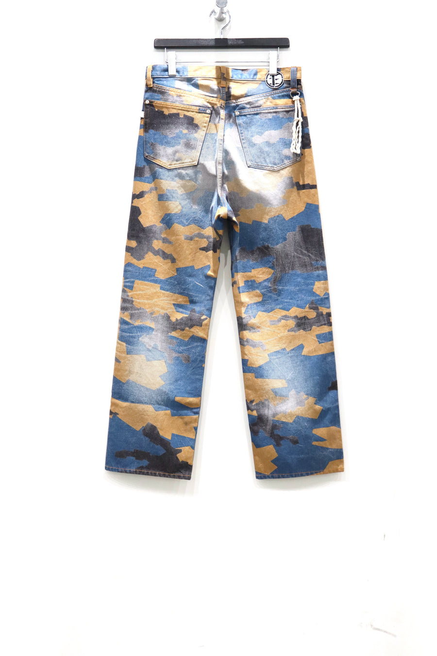 FAF  CAMO AGED DENIM PANTS(NIGHT CAMO)