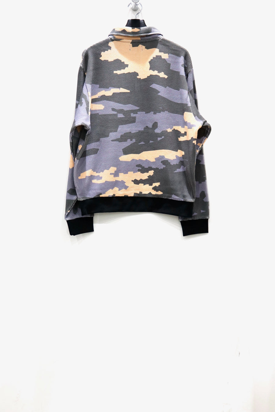 FAF  HALF ZIP SWEAT TOPS(NIGHT CAMO)